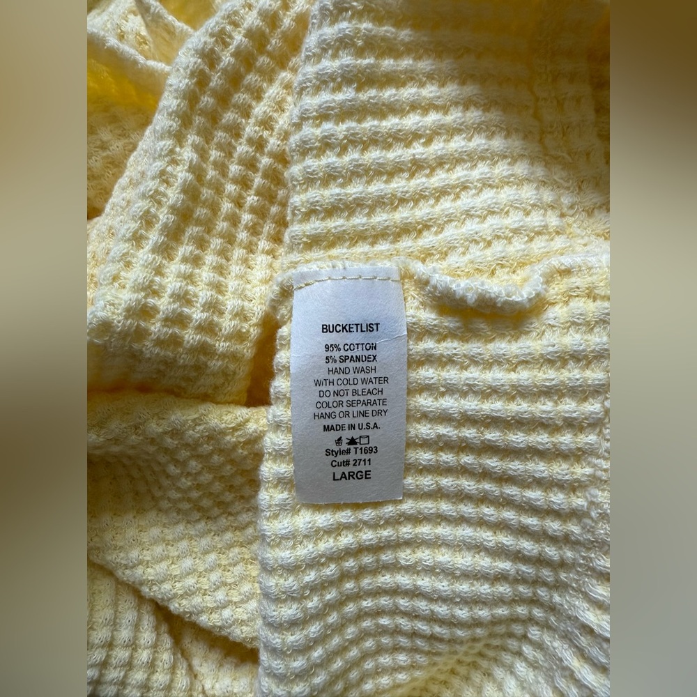 Cropped Waffle Shacket - Picture 4 of 4